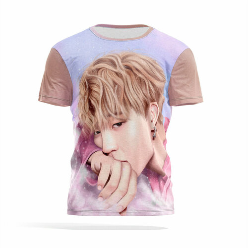 фото Футболка panin brand, размер xs, серебряный, синий