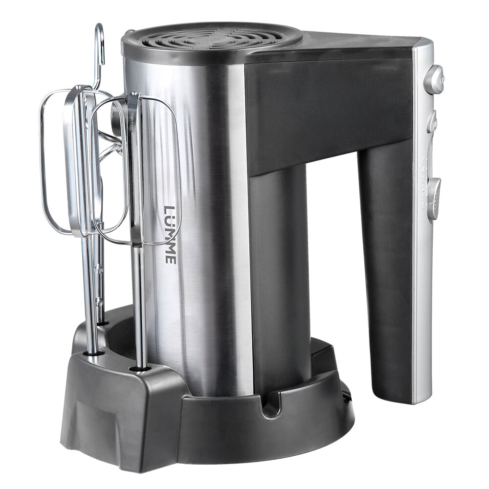 фото LUMME LU-MX1876A серый жемчуг миксер без чаши