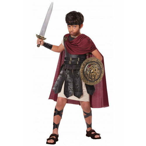 Детский костюм Воина Гладиатора деревянный меч и щит воина