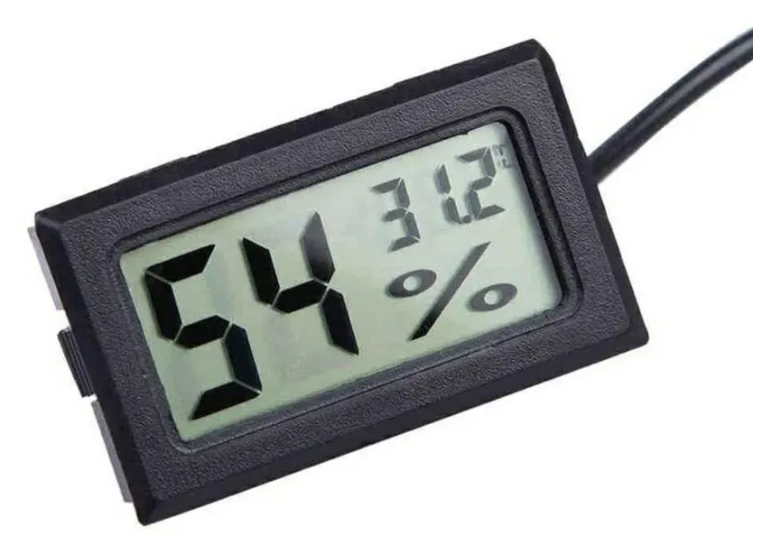 Электронный уличный комнатный оконный термометр цифровой гигрометр с выносным датчиком, измерение температуры и влажности - фотография № 6