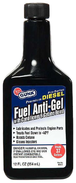 GUNK Diesel Fuel Anti-Gel with Conditioner and Cetane Boost