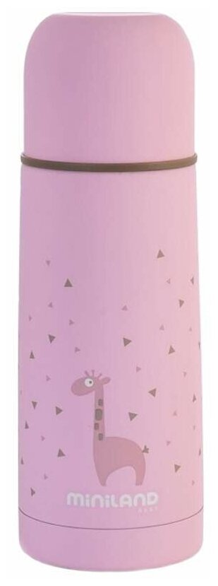 Термос для жидкостей Miniland Silky Thermos розовый, 350 мл