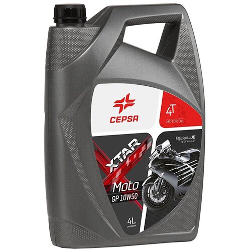 Синтетическое моторное масло CEPSA XTAR MOTO 4T GP 10W50, 4 л