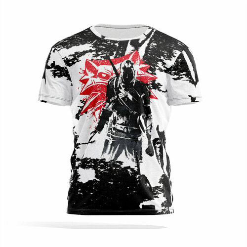 фото Футболка panin brand, размер m, белый, черный