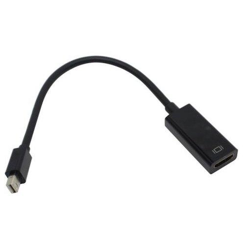 Переходник/адаптер ExeGate miniDisplayPort - HDMI (EX284922RUS), черный переходник адаптер exegate ex138935rus желтый черный красный белый