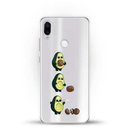 фото Силиконовый чехол авокадо из авокадо на xiaomi redmi note 7 andy & paul