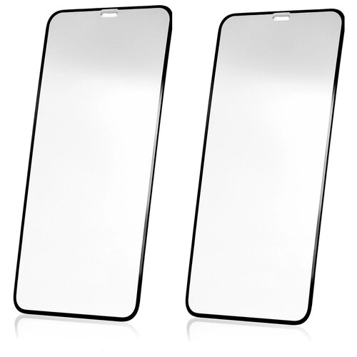 Защитное стекло для Apple iPhone 12 PRO MAX / комплект 2 шт для премиум Айфон 12 про макс / 9D на весь экран