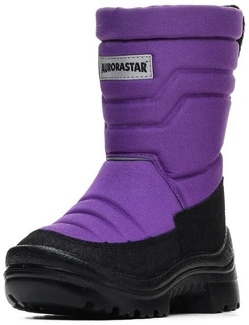 AU-0960121 марс Сапоги утепл. для девочек, лиловая лаванда размер 23