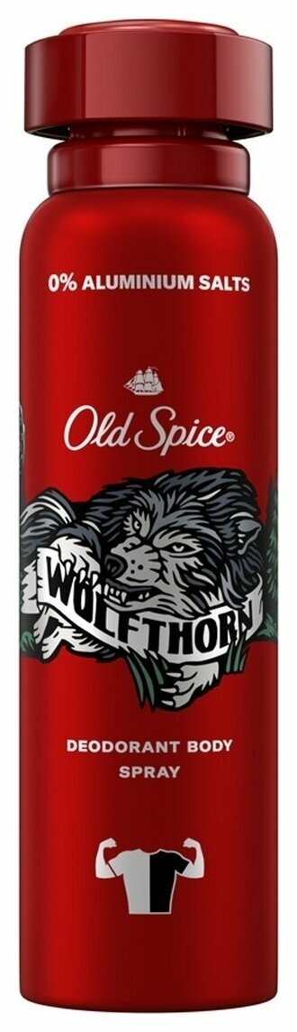 Дезодорант для подмышек Old Spice Дезодорант-антиперспирант аэрозольный Wolfthorn