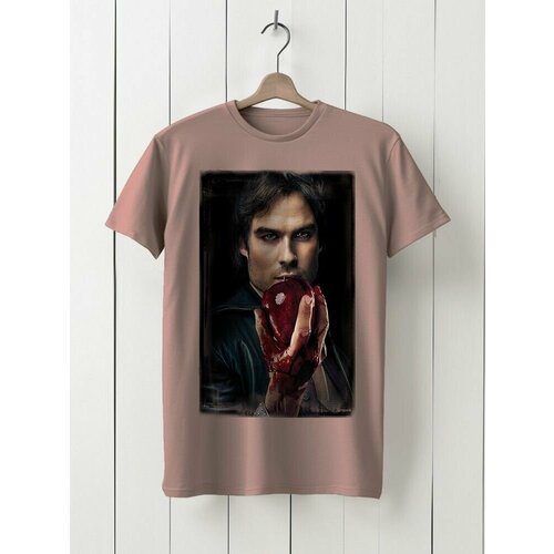 фото Футболка твоя футболка!, хлопок, принт сюжетный, размер xl, розовый