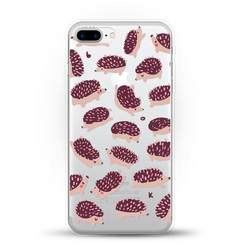фото Силиконовый чехол ёжики на apple iphone 8 plus andy & paul