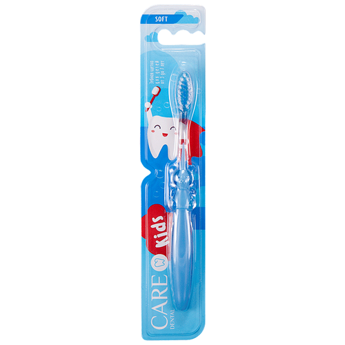 Купить Кэа Дентал Кидс зубная щетка мягкая для детей 3-7 лет Голубая