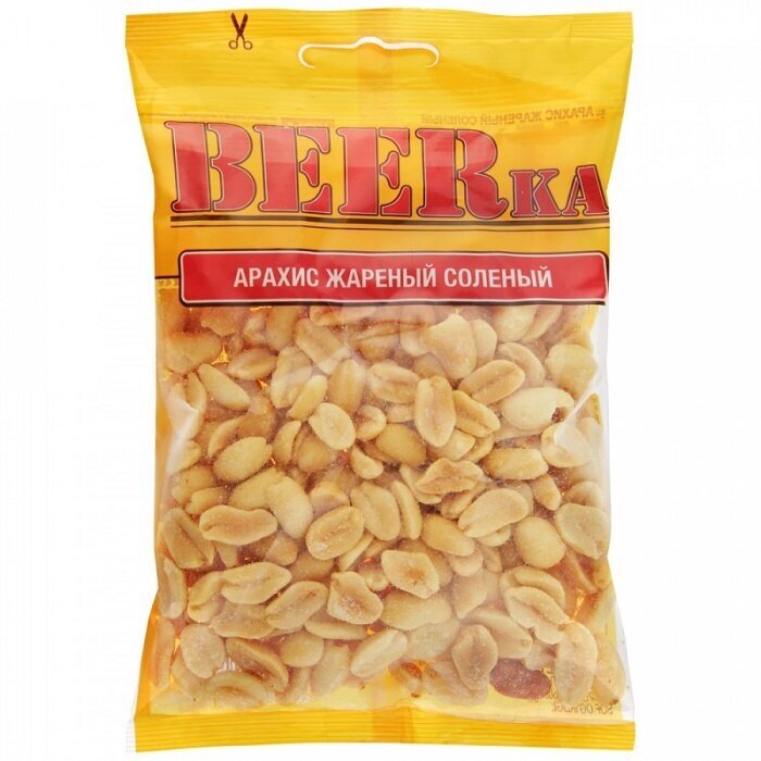 Арахис BEERka жареный с солью, 90 г - фото №5
