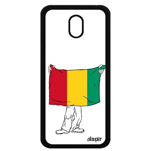фото Чехол на samsung galaxy j3 2017, "флаг гвинеи с руками" патриот государственный utaupia