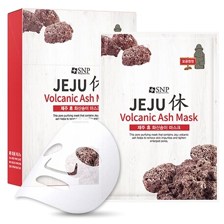 SNP Тканевая маска с вулканическим пеплом Jeju Rest Volcanic Ash Mask, 22 мл