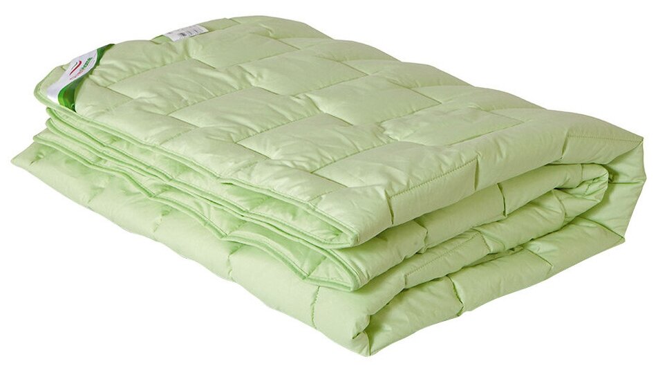 Одеяло всесезонное OL-TEX Бамбук, 172х205 (фисташковое) тик (300 г/м2) / Одеяло двуспальное ол-текс Бамбук 172 х 205 / Одеяло теплое 2 спальное ол-текс Бамбук 172 на 205 - фотография № 1