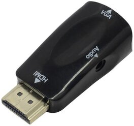 Адаптер ExeGate VGA - HDMI (EX284927RUS), черный