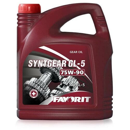 Масло трансмиссионное 75w90 п/с Favorit Syntgear 4л (GL-5)