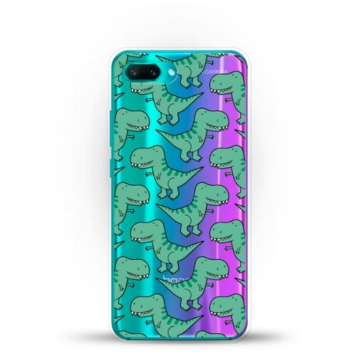 фото Силиконовый чехол динозавры на honor 10 andy & paul
