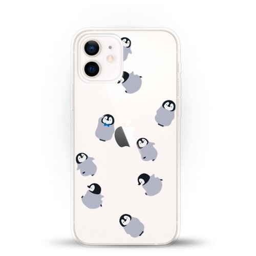 фото Силиконовый чехол несколько пингвинов на apple iphone 12 andy & paul