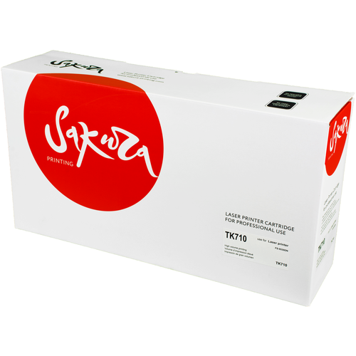 Картридж SAKURA TK710 для принтеров Kyocera FS-9130DN, FS-9530DN, черный