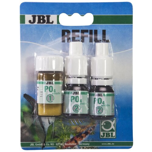 фото Jbl po4 phosphate sensitive reagent тесты для аквариумной воды, набор