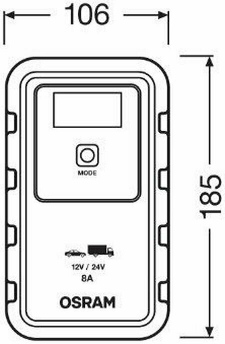 Зарядное устройство OSRAM BATTERYcharge 908 OEBCS908