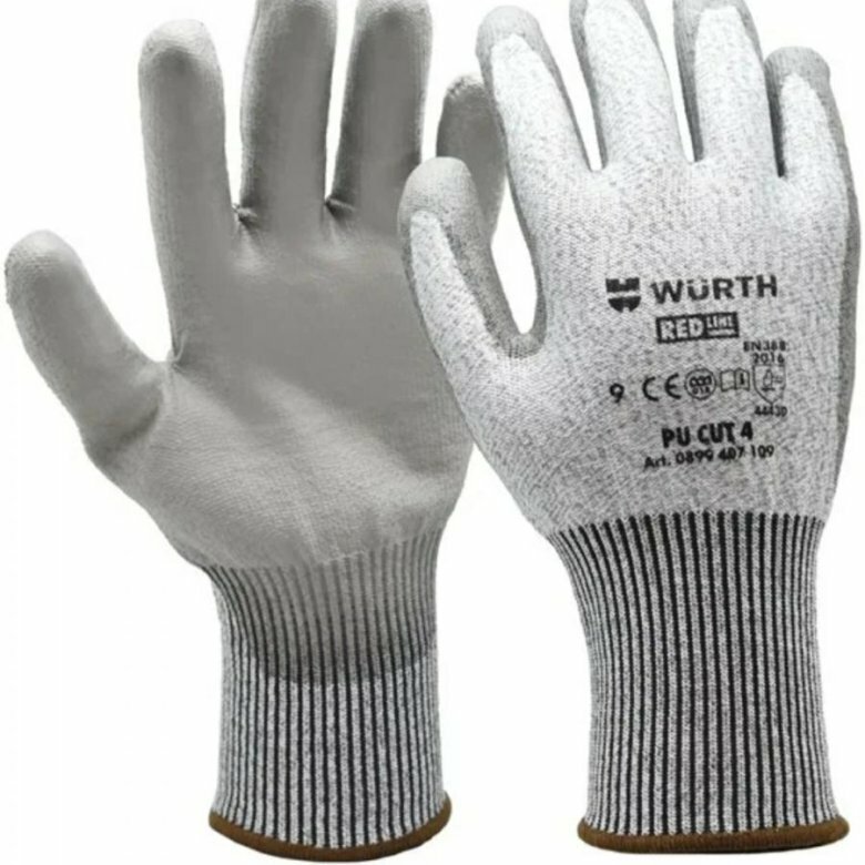 Перчатки для защиты от порезов Wurth 0899407110 (2 пары) Р.10 - фотография № 2