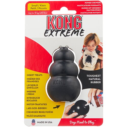 Игрушка для собак KONG Extreme S (K3E), черный, 1шт. настурция голден кинг