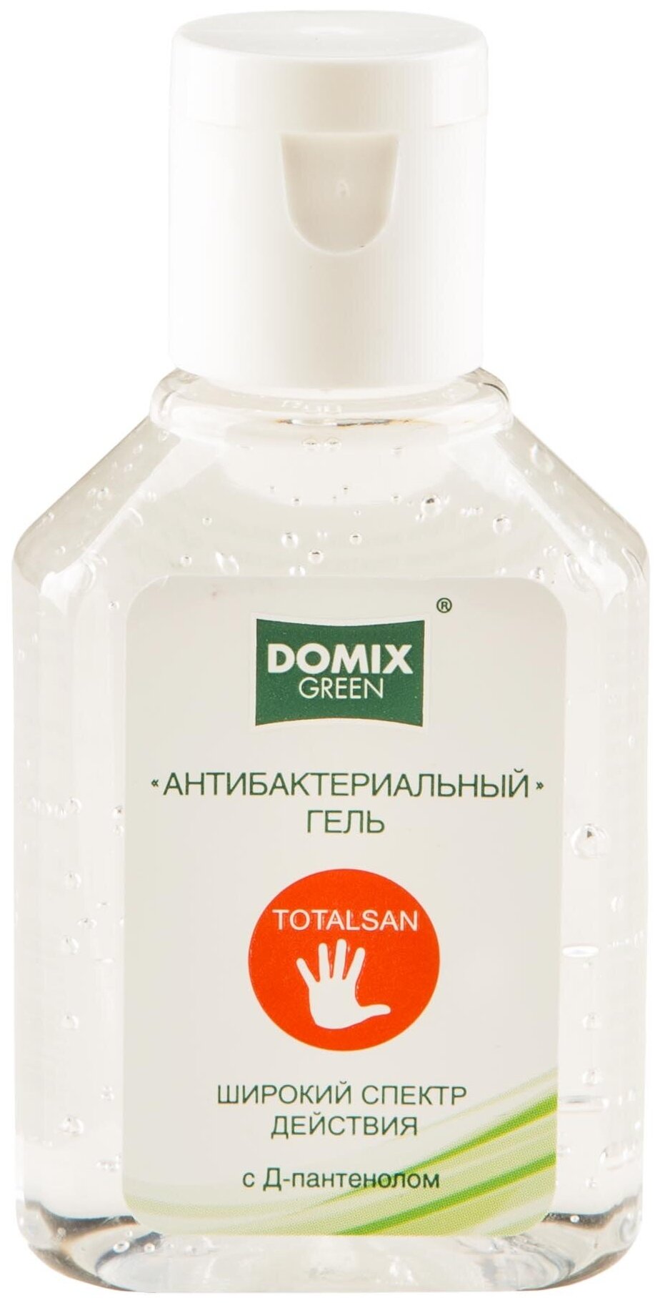 Domix Green Гель антибактериальный Totalsan с Д-пантенолом