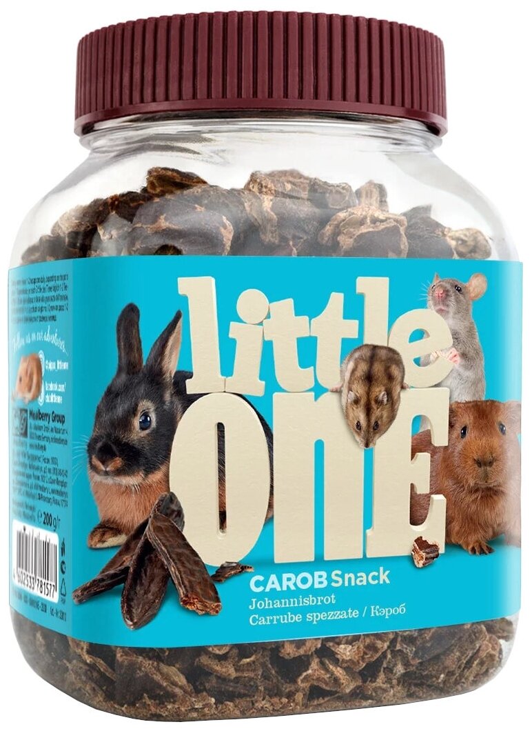 Лакомство для кроликов грызунов Little One Snack Carob