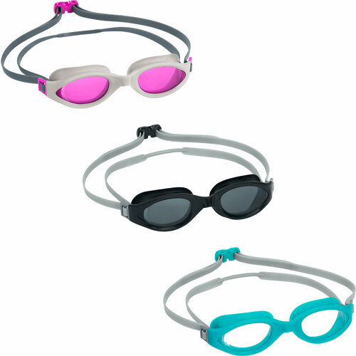 Очки для плавания Bestway IX-1400, 21077(1 шт.) очки для плавания barracuda iedge зеркальные линзы сотовая структурированная прокладка защита от уф излучения для триатлона для взрослых