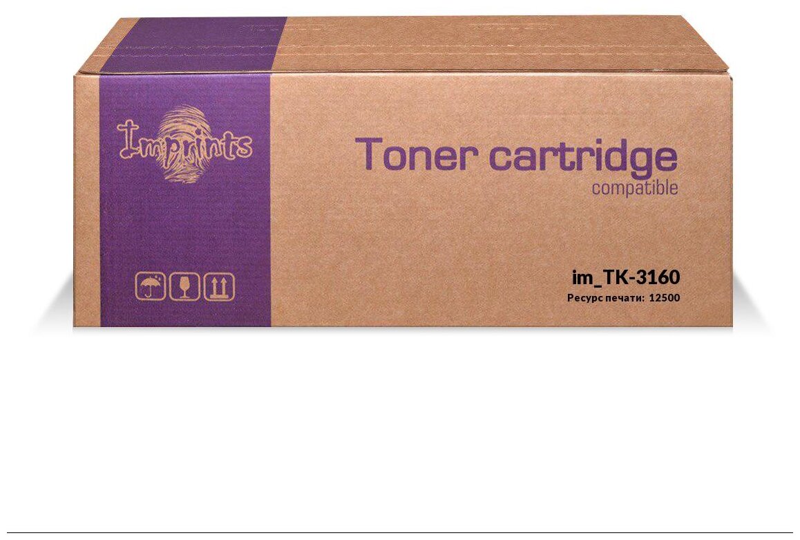 Тонер-картридж MyToner, аналог Kyocera TK-3160 12.5k с чипом