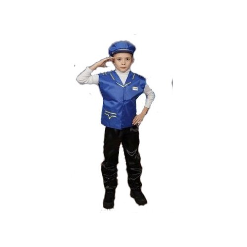 Детский костюм пилота МХ-КС13 1826 32/110-122 детский костюм водитель скорой помощи жилет фуражка хб