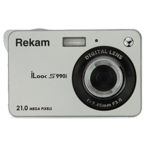 фото Rekam фотоаппарат компактный rekam ilook s990i silver metallic