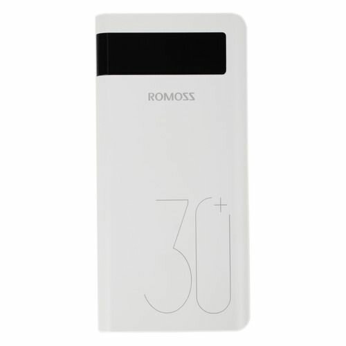 Внешний аккумулятор (Power Bank) Romoss Sense 8P+, 30000мAч, белый