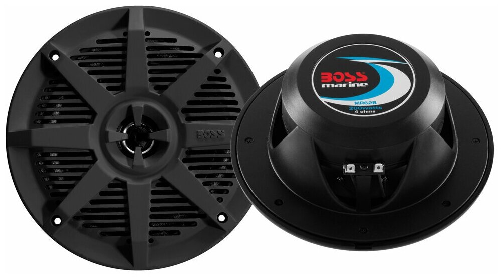 Динамики Boss Audio Marine MR62B, 200 Вт, 6.5'' (MR62B) (Темный)