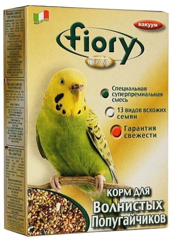 Корм Fiory ORO MIX Cocory для волнистых попугаев, 400г