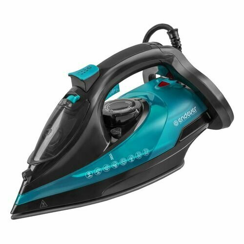 Утюг Endever Delta-227 2400Вт черный бирюзовый 90356 532400₽