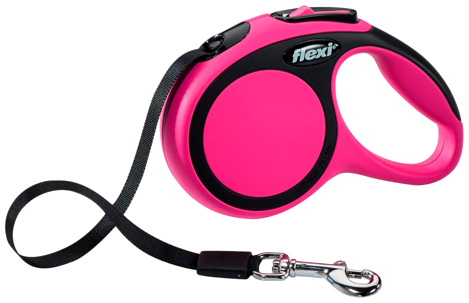 FLEXI поводок-рулетка Comfort XS 3m лента, розовая, 13х3,1х8,2см