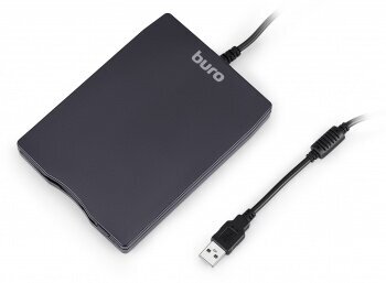 Дисковод внешний FDD 3,5" Buro BUM-USB Black USB - фото №8