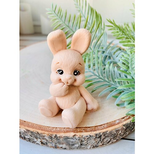 Мыло сувенирное зайчик/ кролик/ твердое туалетное мыло Ребенку подарок мыло ручной работы коричневый кролик