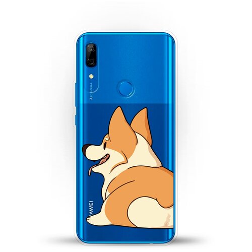 фото Силиконовый чехол корги на huawei p smart z andy & paul