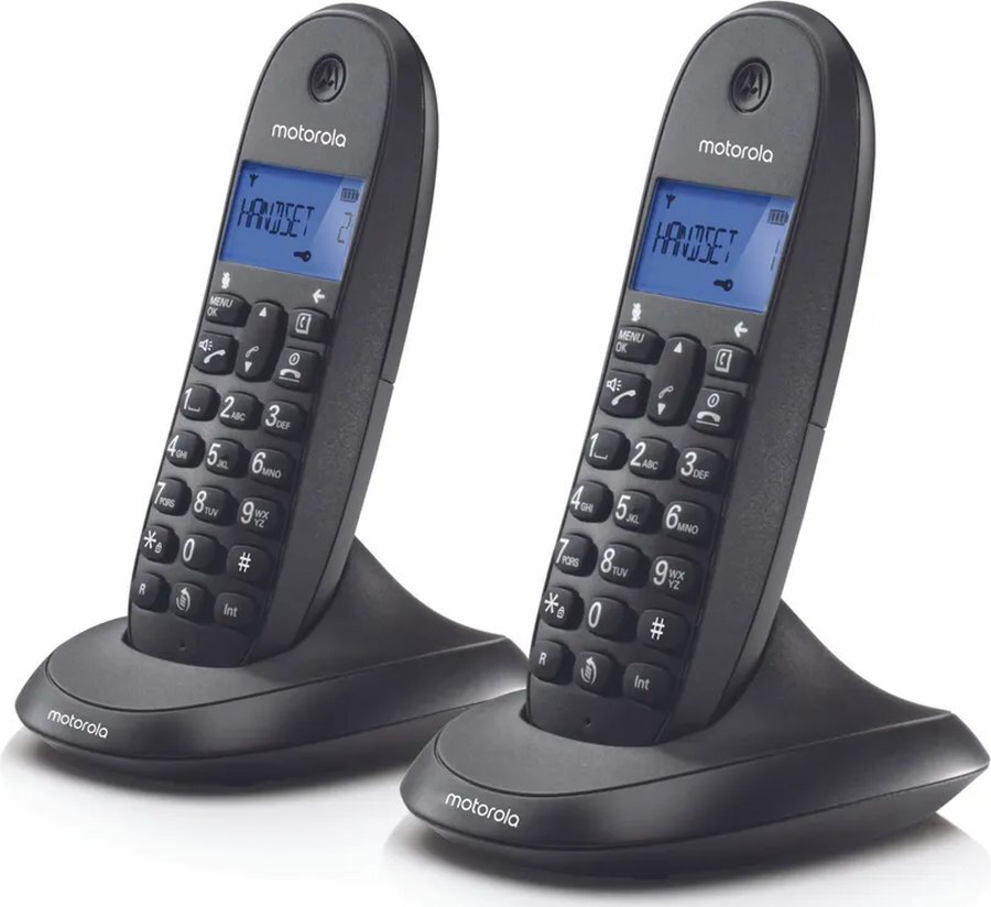 Телефон Motorola C1002LB+ черный (107c1002lb+)