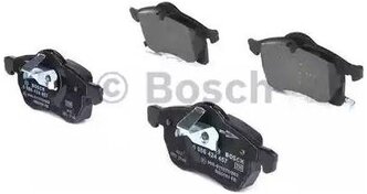 Дисковые тормозные колодки передние Bosch 0986424457 для Opel Astra, Opel Zafira, Chevrolet Astra, Chevrolet Zafira (4 шт.)