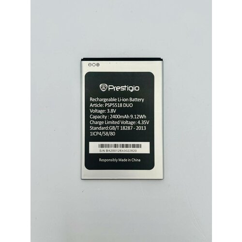 Аккумулятор батарея АКБ Prestigio Muze X5 LTE 5518 38V 2400mAh 339₽