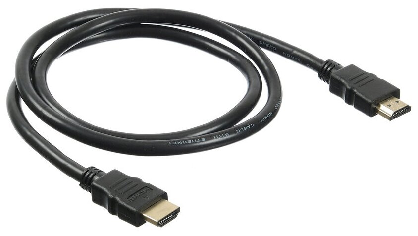 Кабель HDMI BURO, 1м, ver.2.0, черный, bhp hdmi 2.0-1