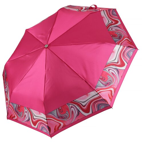 Зонт FABRETTI, розовый зонт складной