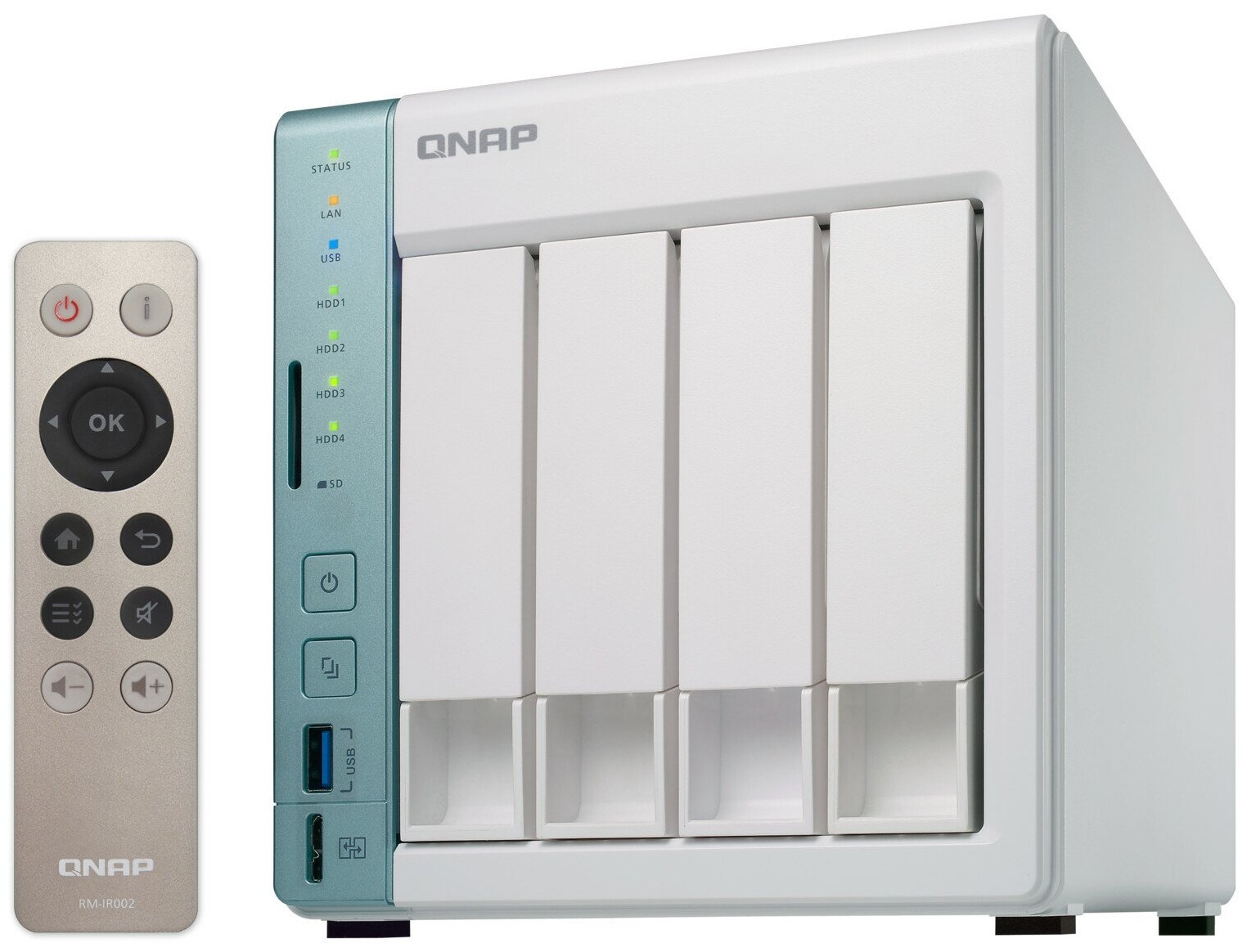 Сетевое хранилище NAS Qnap Original D4 PRO 4-bay