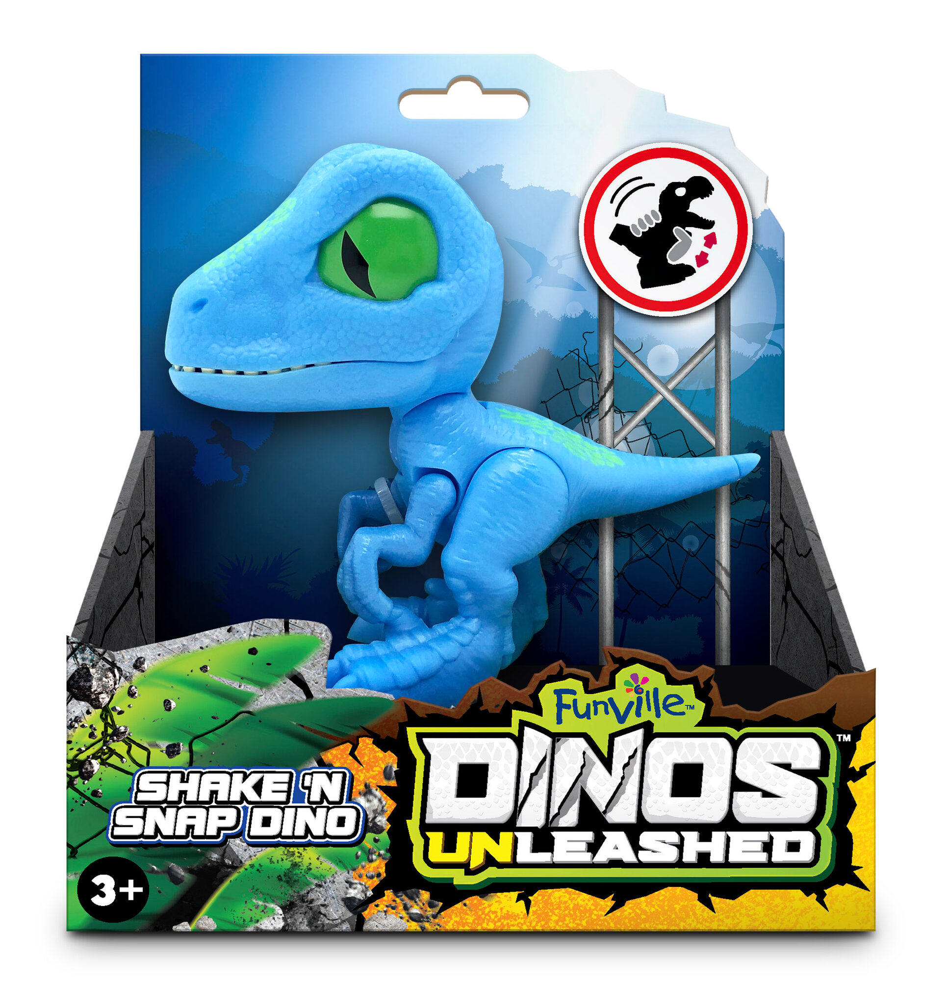 Funville Dino Unleashed клацающий раптор мини 31127V